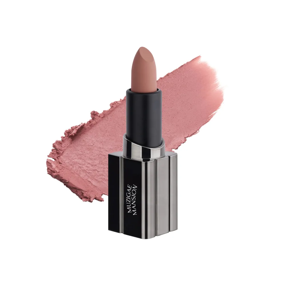 Moodwear Blur Lip Stick – Soft Blurring Tint, Long-Lasting Hydrating, Waterproof K-Beauty – MLBB & Bold Red Shades (Sleek Metallic Design) (Soft Matte Blurring Effect) (004 LAYERED)