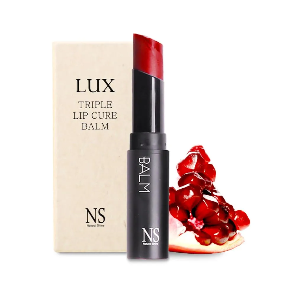 4 million units sold in Korea, Natural Tinted Korean Lip Balm, Petroleum/Paraben Free, Lip Butter | Lux Triple Lip Cure Balm (0.17 oz) (VENUS (Ruby Red))