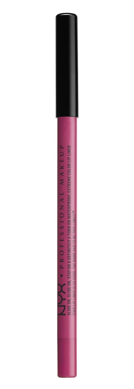 NYX PROFESSIONAL MAKEUP Slide On Lip Pencil, Lip Liner - Fluorescent (Magenta With Blue Undertone)