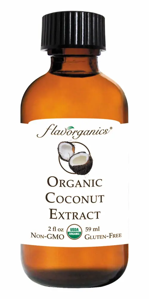 Flavorganics Organic Coconut Extract, 2 Ounce Bottle