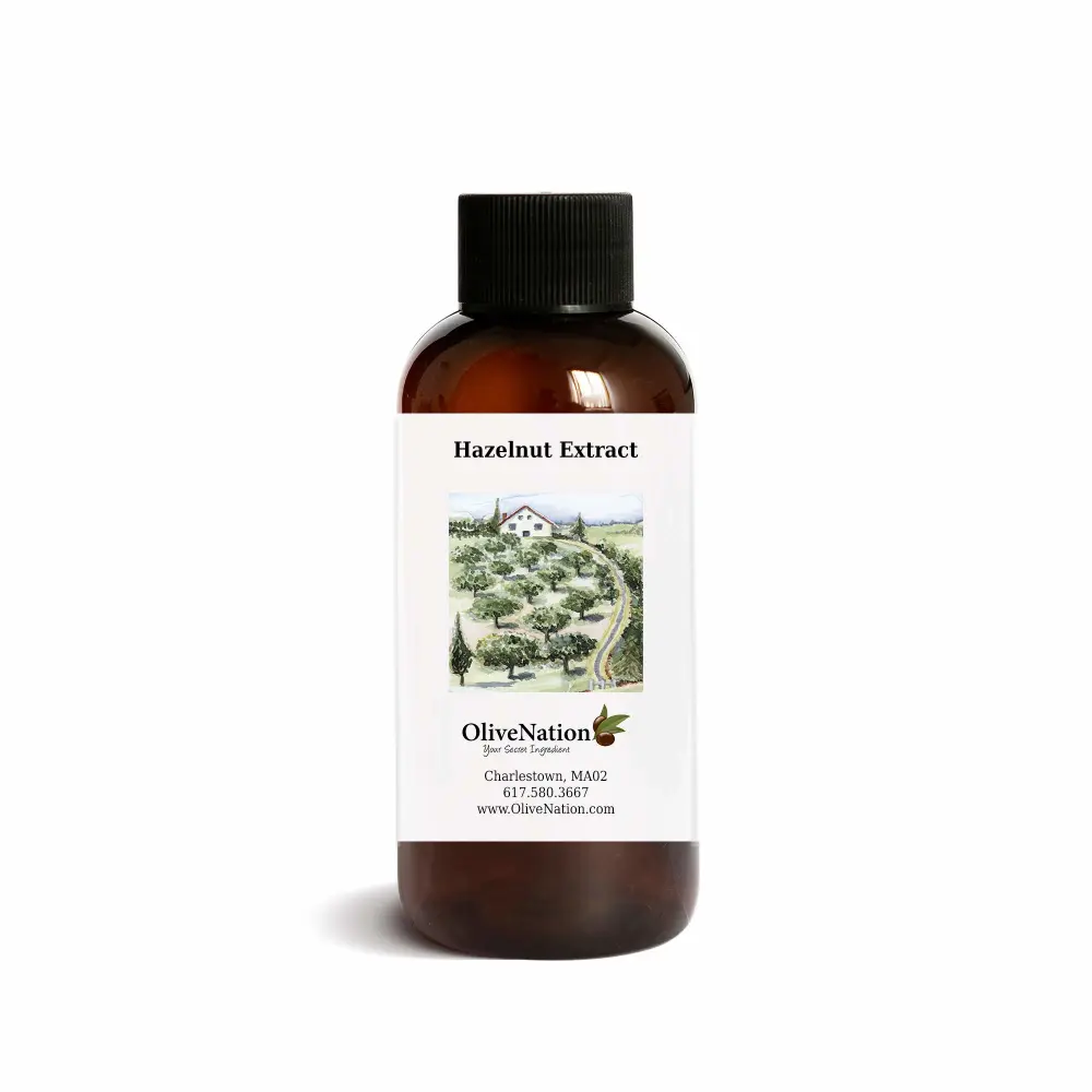 Hazelnut Extract - Rich Nutty Flavor for Cakes - Cookies - Ice Cream - PG Free - Non-GMO - Gluten Free - Kosher - Vegan - 8 ounces