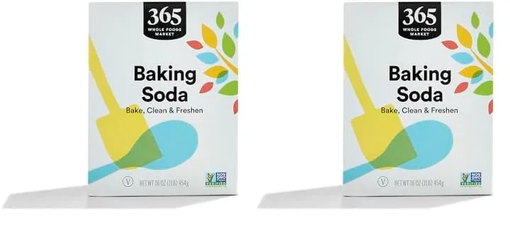 365 by Whole Foods Market, Baking Soda, 16 Ounce (Pack of 2)