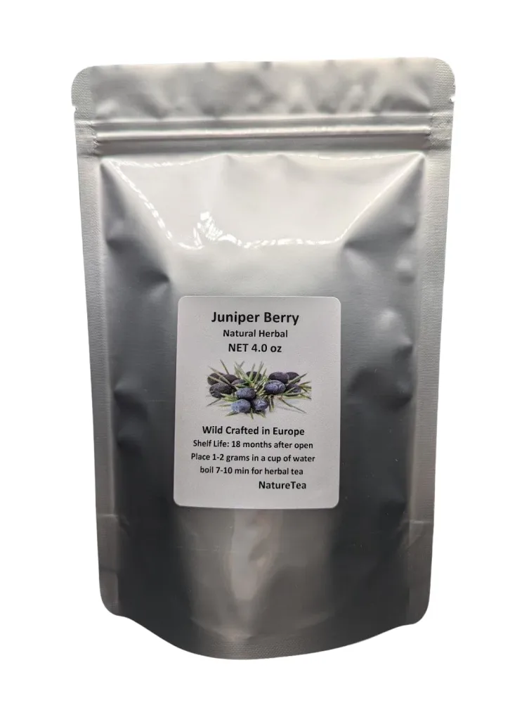 Juniper Berry - Dried Juniperus communis Berries 100% from Nature (2 oz)