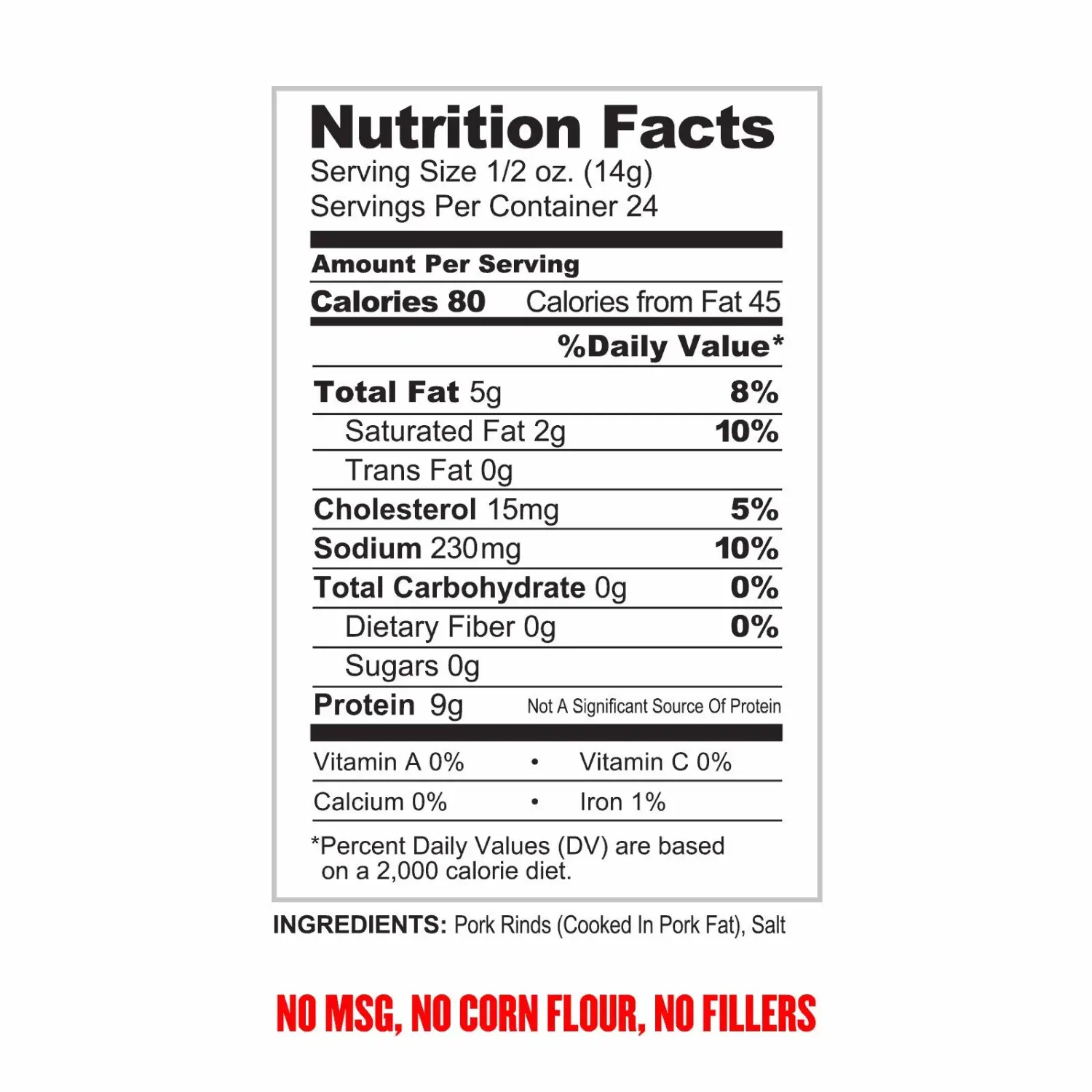 Pork King Good Unseasoned Pork Rind Breadcrumbs (Low Carb Keto Diet)! Perfect For Ketogenic, Paleo, Gluten-Free, Sugar Free and Bariatric Diets. Carb free!