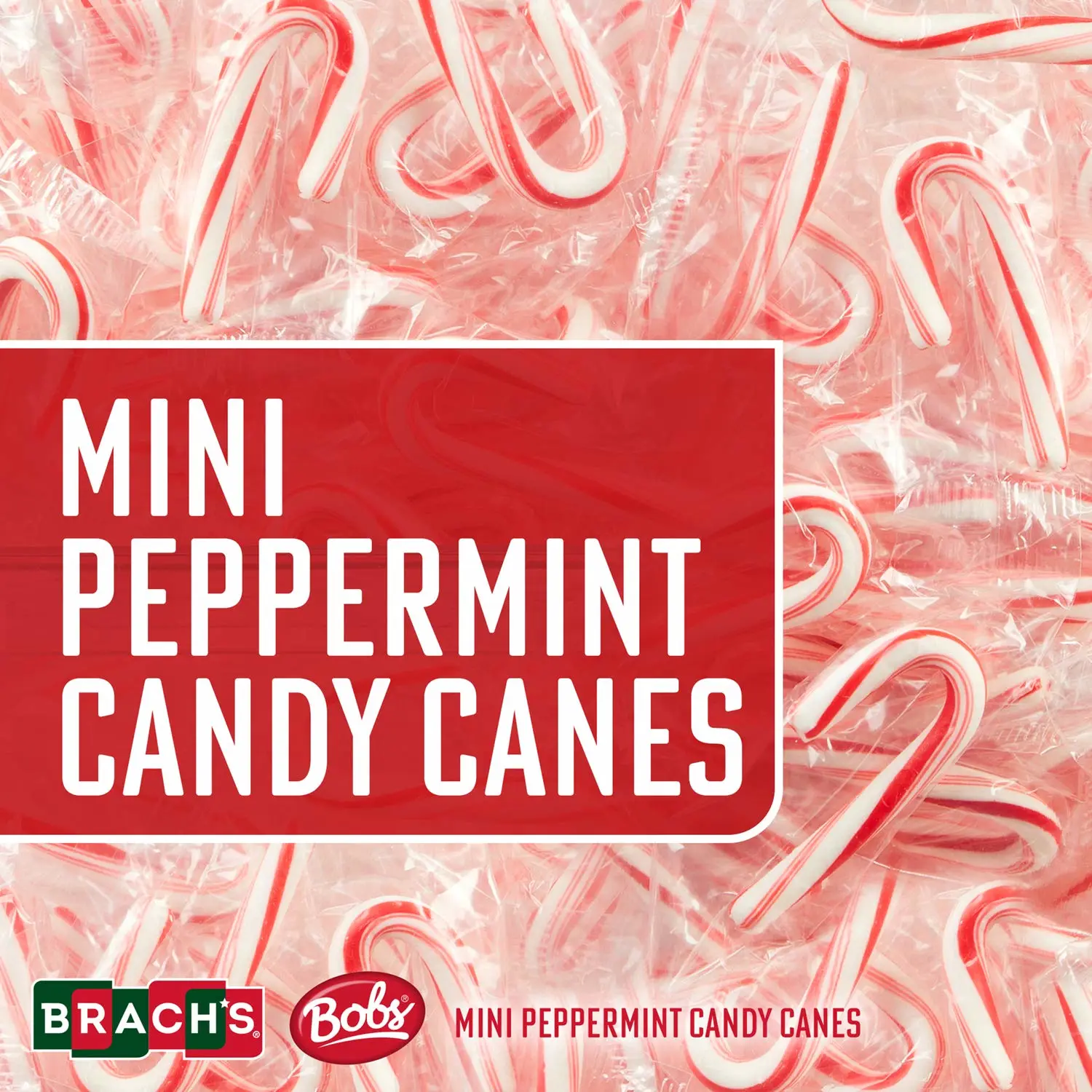 Brach's Mini Candy Canes Tub, 260 Count (Pack of 2)