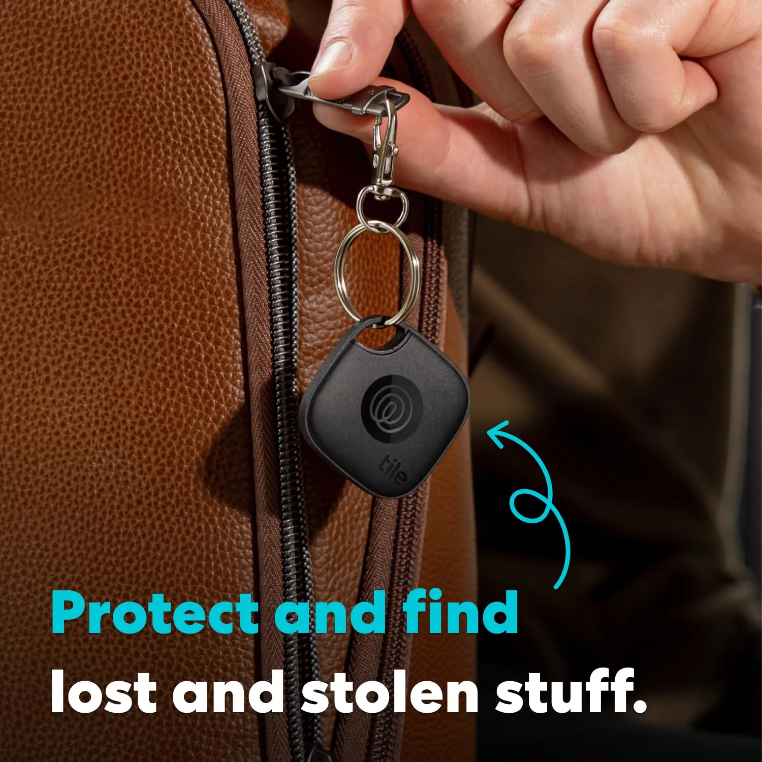 Tile by Life360 Mate (2024) Bluetooth Tracker, Keys Finder and Item Locator for Keys, Bags and More. Phone Finder. Both iOS and Android Compatible. 1-Pack (Nvay Blaze)