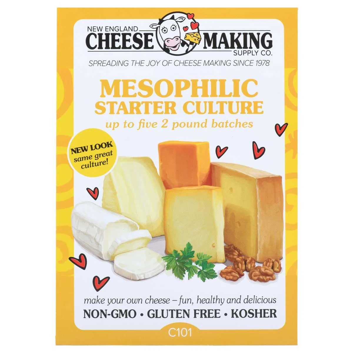 Mesophilic Direct Set Cheese Culture, 5-Pack
