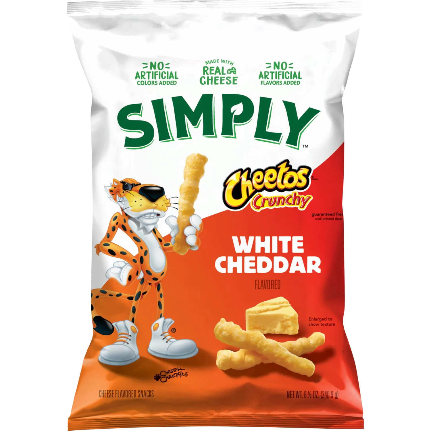 Simply Cheetos Crunchy White Cheddar, 8.5 Oz
