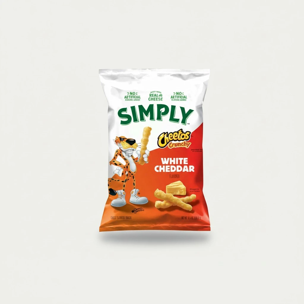 Simply Cheetos Crunchy White Cheddar, 8.5 Oz