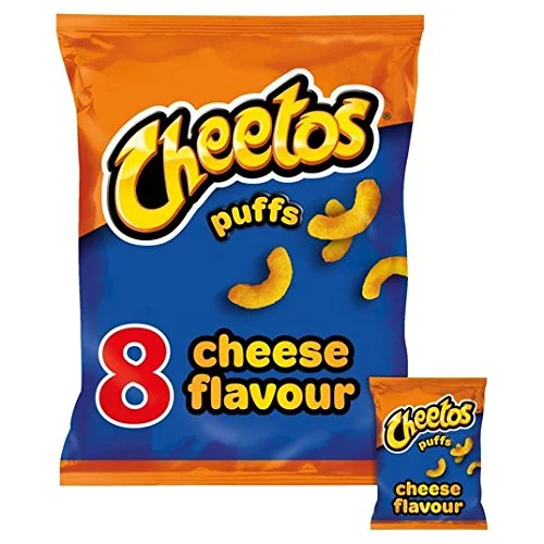 Cheetos Cheese Puffs 8 Pack Snacks 8 x 13g