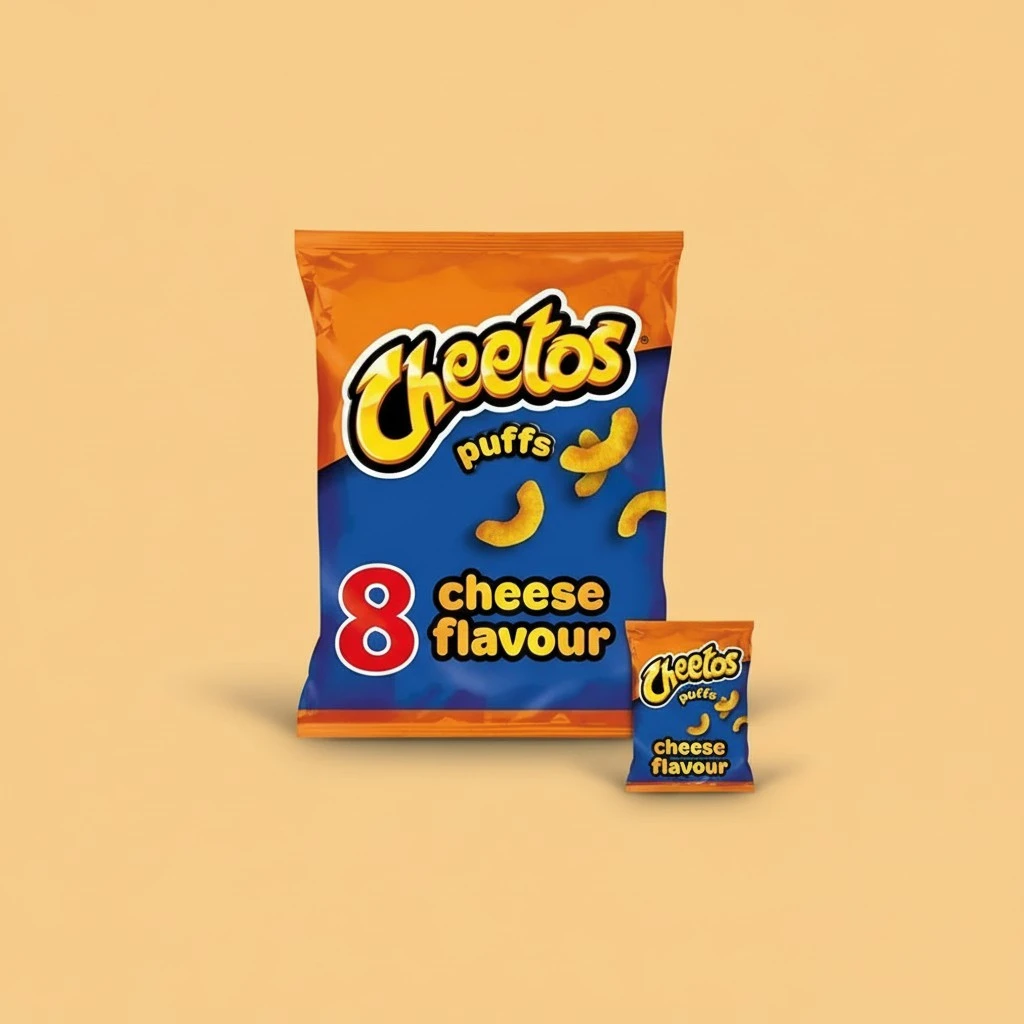 Cheetos Cheese Puffs 8 Pack Snacks 8 x 13g