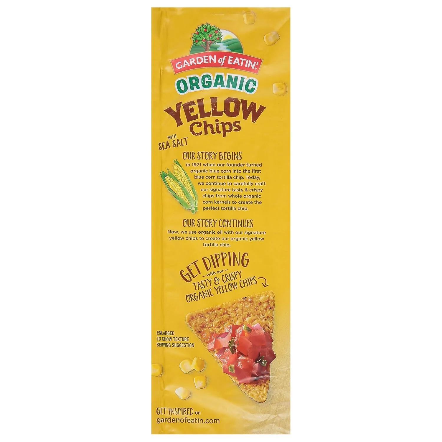 Garden of Eatin' Organic Yellow Corn Tortilla Chip 14 oz