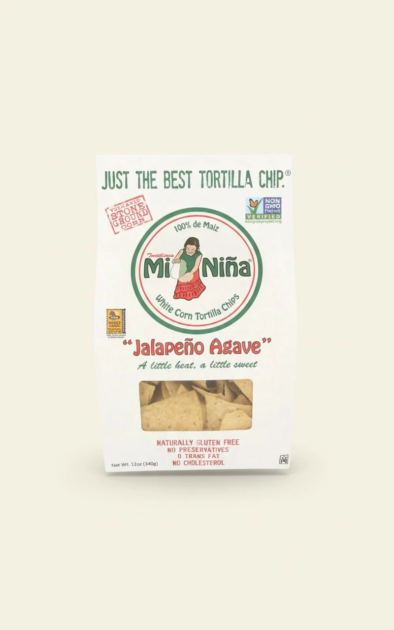 Mi Nina Jalapeno Agave Tortilla Chips, 12 oz
