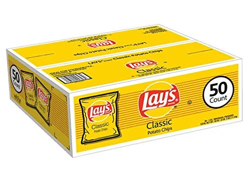 Potato Chips, Lay's Classic, 1 oz, 50-count
