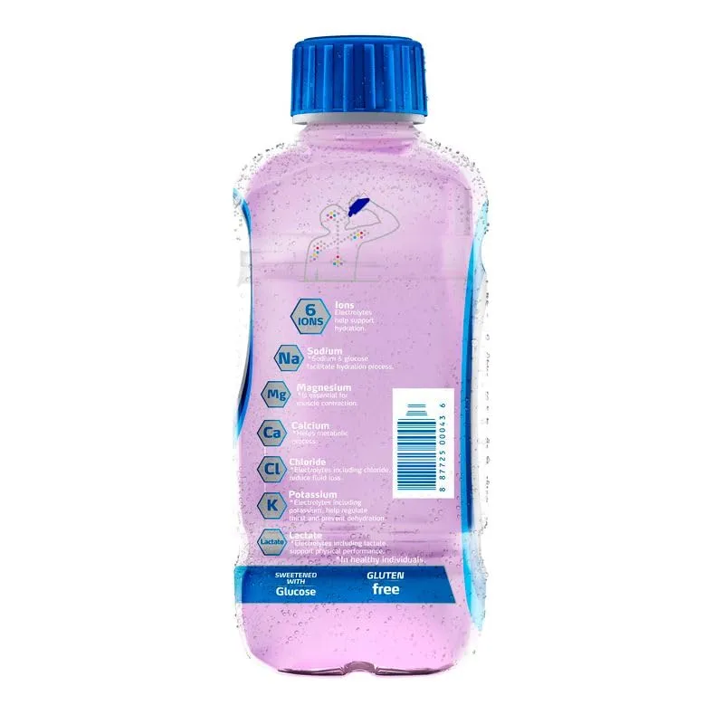 Electrolit Electrolyte Hydration & Recovery Drink, 21oz, Berry Bliss, 12 Pack