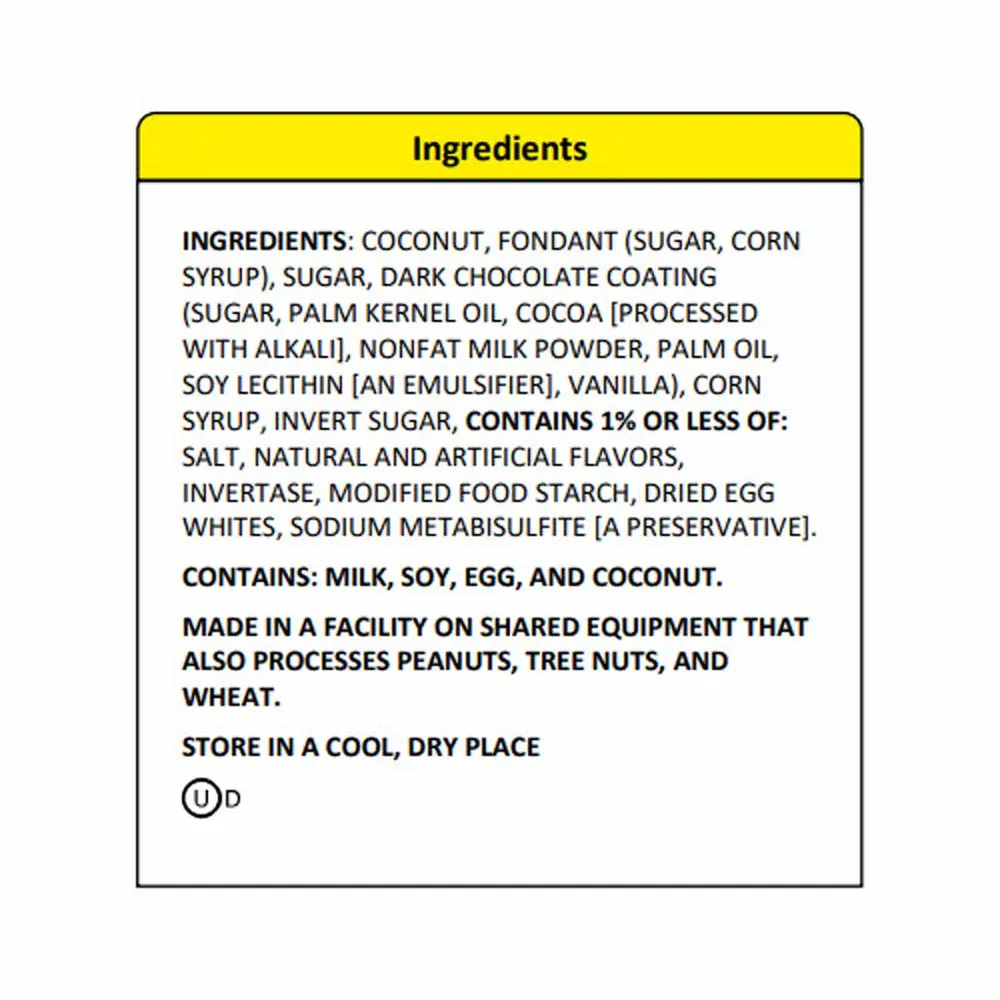 Coconut Patties Classic Original, 10.6 Oz. Box (8 Patties)