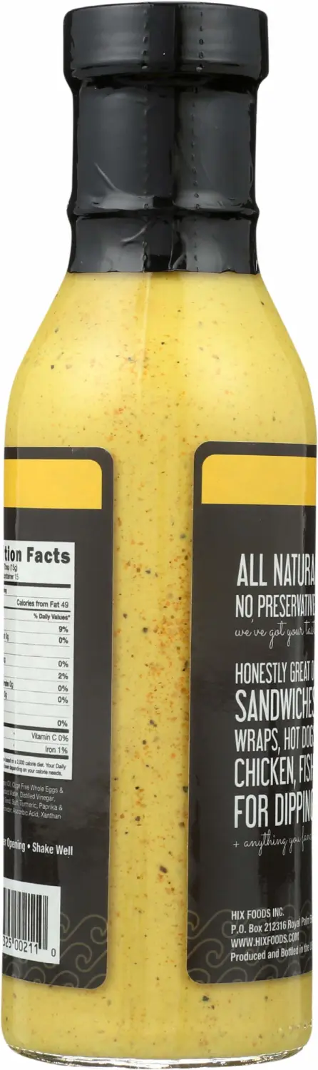 HIX FOODS Mustard Curry Sauce, 15 OZ