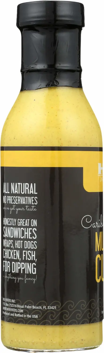 HIX FOODS Mustard Curry Sauce, 15 OZ