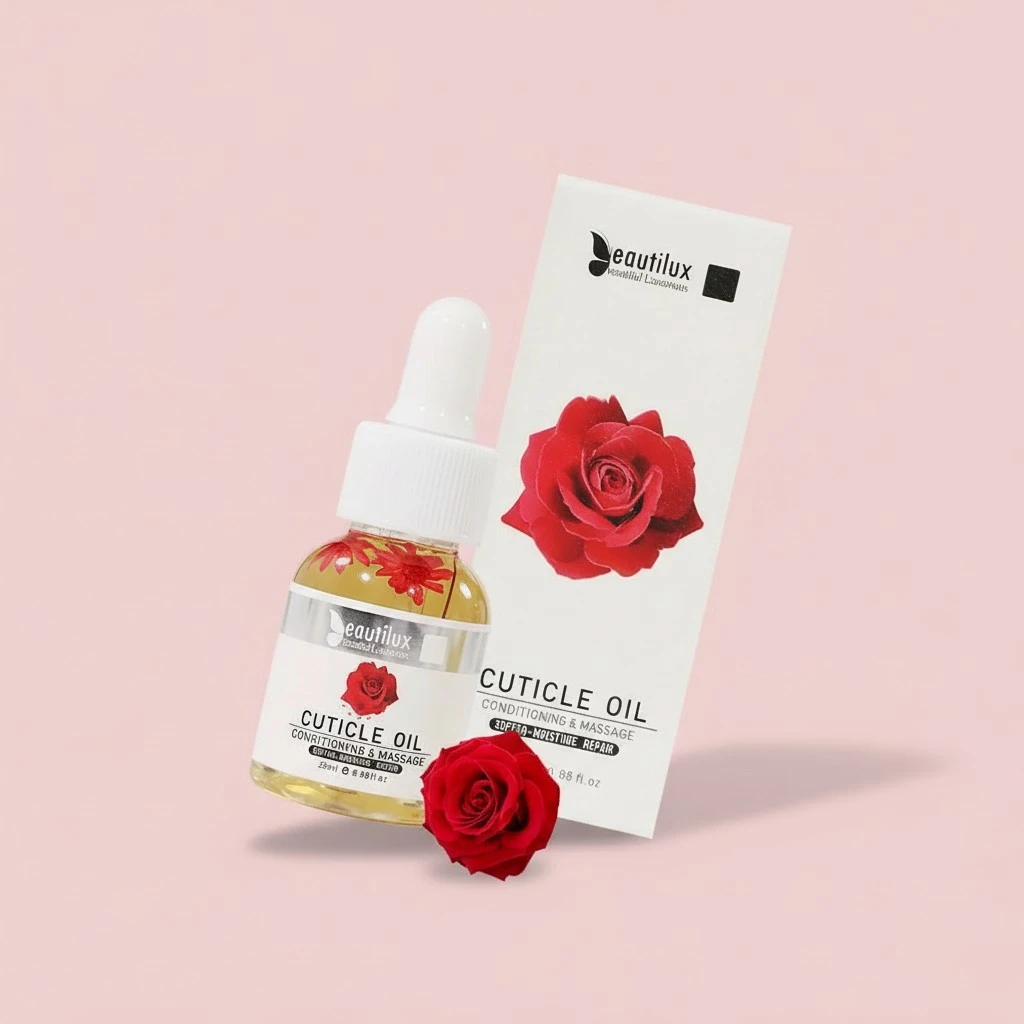 beautilux Cuticle Oil, 25ml Nail Oil for Growth and Strength Nails, 0.88 fl oz (CO-MG000)