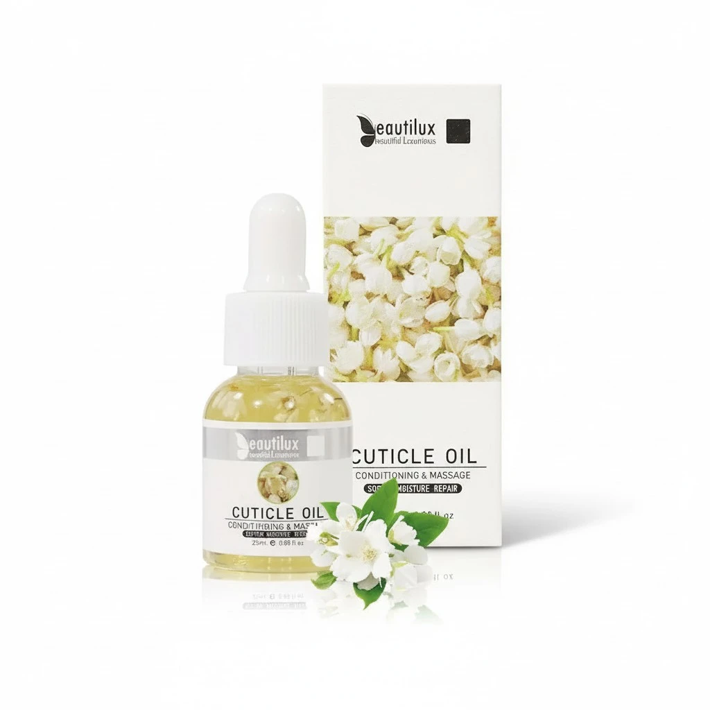 beautilux Cuticle Oil, 25ml Nail Oil for Growth and Strength Nails, 0.88 fl oz (CO-ML000)