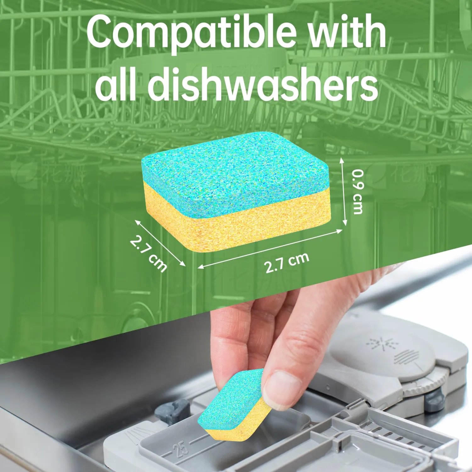 Dishwasher Cleaner tablets-24 Pack Deeply Removes Dirt With Odor Eliminating, Dishwasher Cleaner And Deodorizer Naturally Removes Scale Andblockage From Pipes