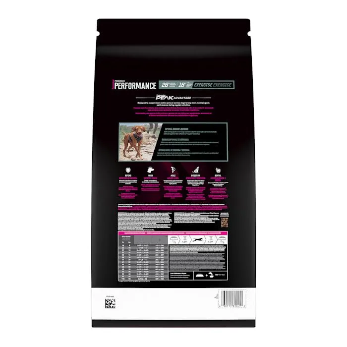 Eukanuba Premium Performance 26/16 Exercise Adult Dry Dog Food, 4.5 lb. Bag
