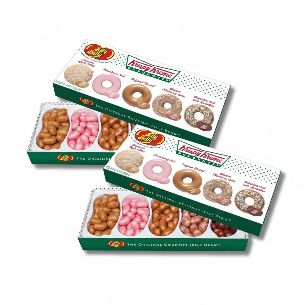 Jelly Belly Krispy Kreme Donut Gift Box - Pack of 2, 4.25 oz. Boxes By Lyza's Sweets & Treats