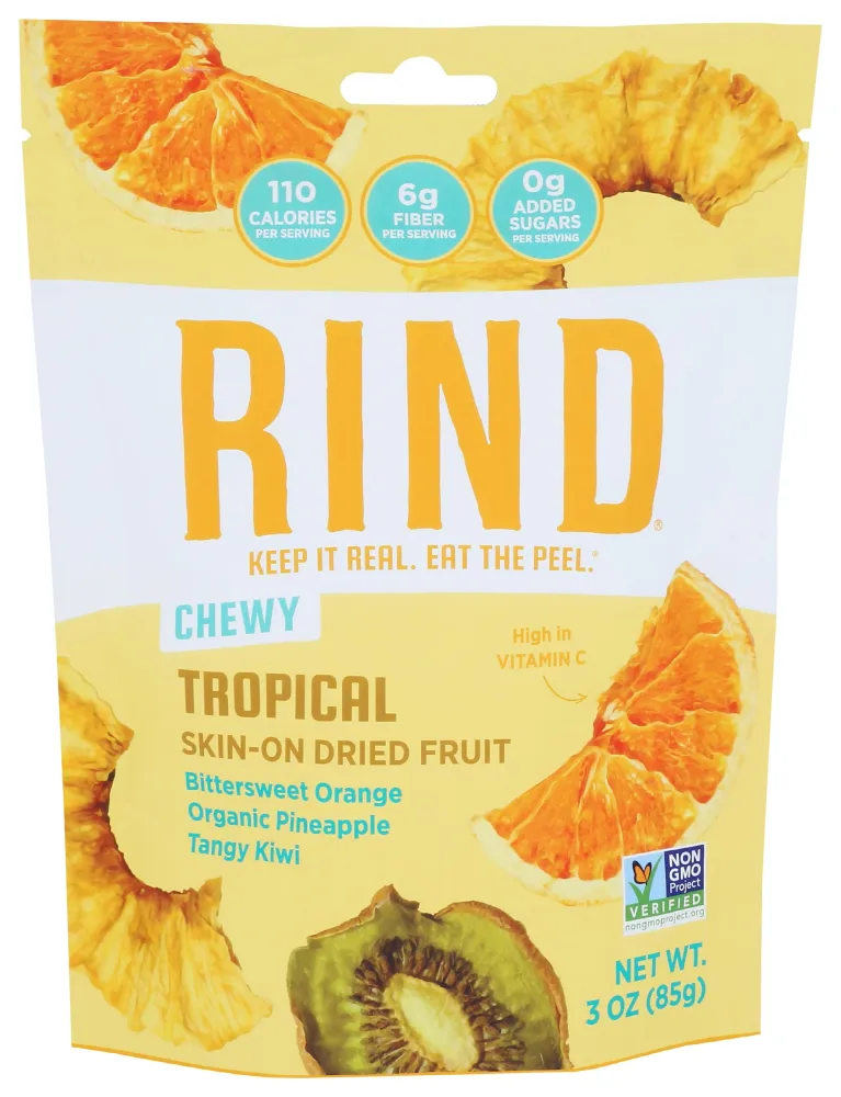 RIND Dried Tropical Fruit Blend, 3 OZ