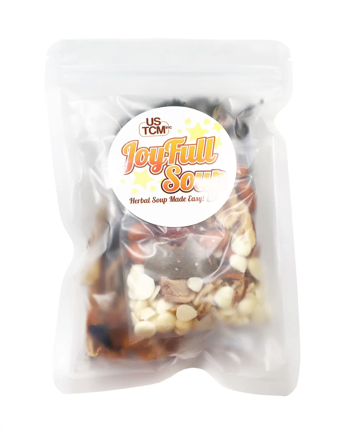 USTCM JoyFull Soup Dried Cabbage & Monk Fruit Soup Mix 白菜干羅漢果湯料包 Herbal Soup Made Easy! 1-2 Servings 60g