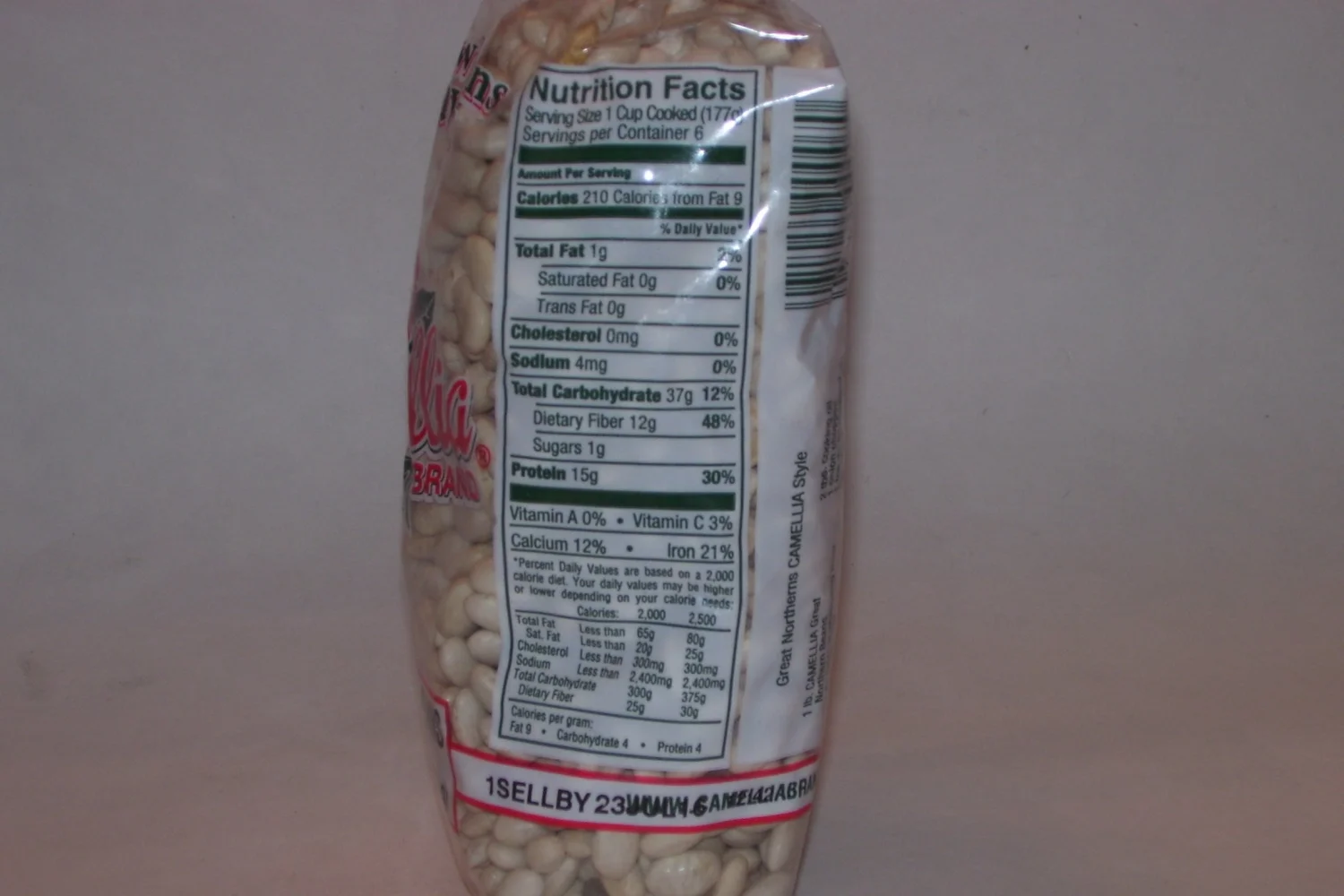 Camellia Brand Dry Great Northern Beans, 1 Pound