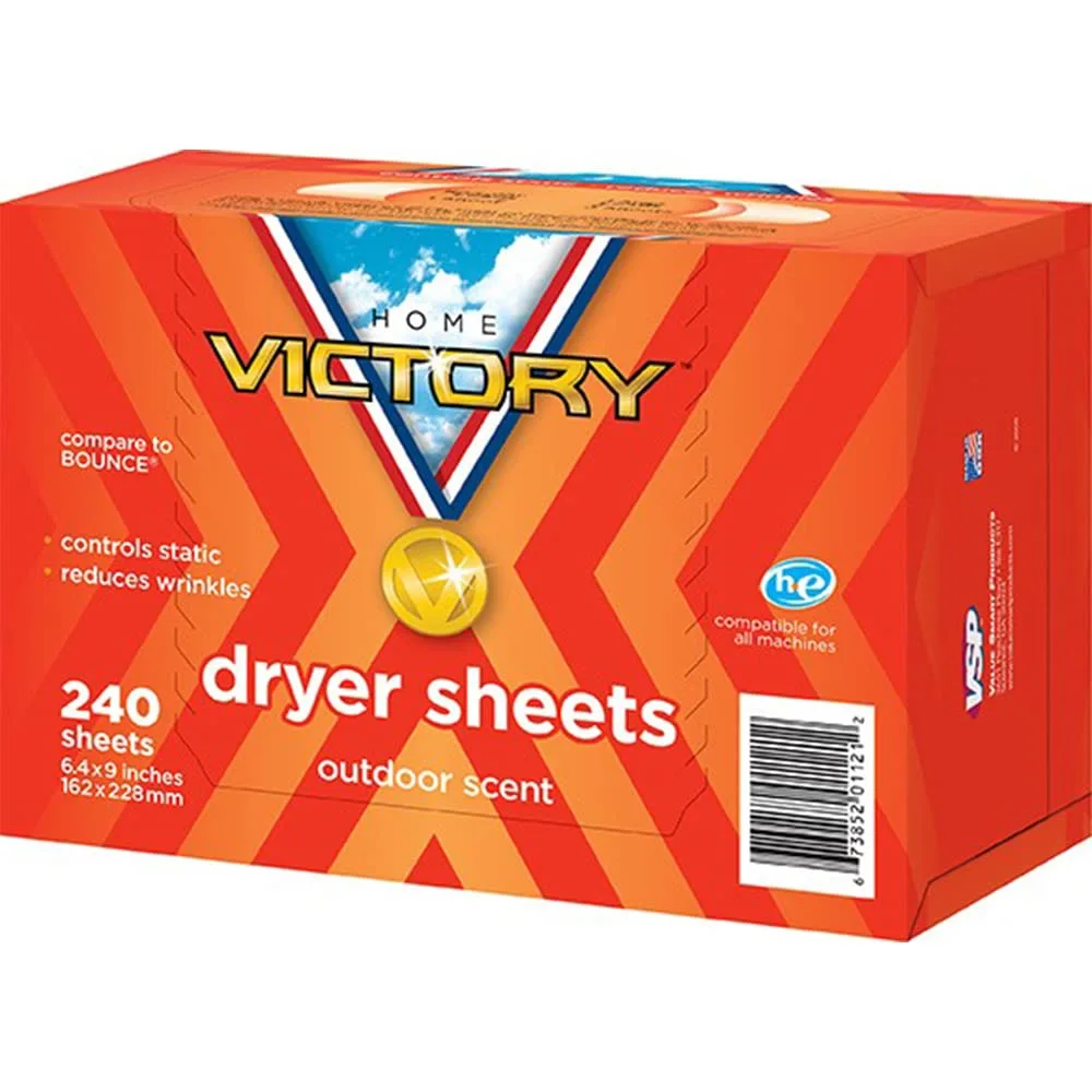 Dryer Sheets: Outdoor Scented Laundry Fabric Softener Sheets - Reduces Wrinkles - Controls Static - Softens Fabric (240 Count)