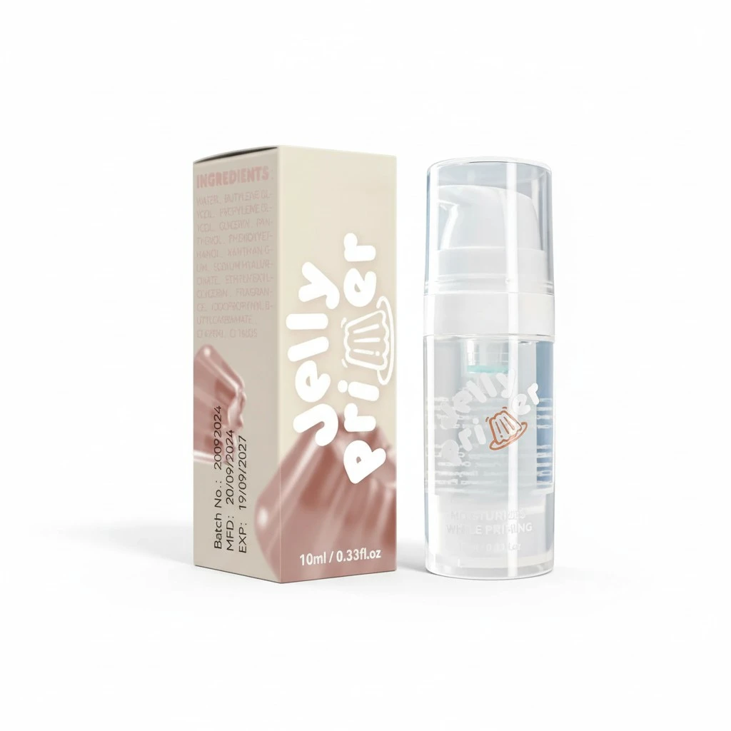 Makeup Primer - Hydrating Facial Primer | Jelly Primer | Lightweight Primer | Hydrating Transparent Primes | Smoothing Skin Facial Primer Makeup Primer Lasting Primer For Minimizing Look Of Pores