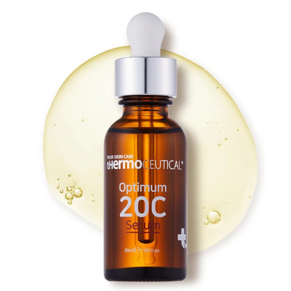 tHermoCEUTICAL Optimum 20C Serum - Pure Vitamin C Serum Enrichment, Radiance Boost, Even Skin Tone, Enhances Elasticity, Luminosity, Rapid Absorption, Irritation-Free, 1.05 fl. oz