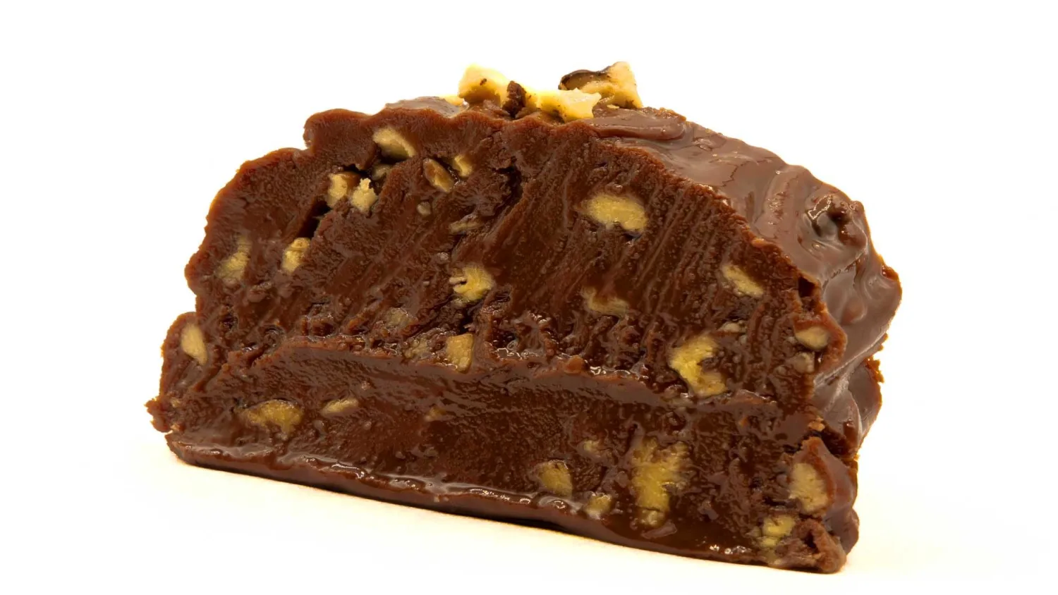 Frankenmuth Fudge Kitchen, Chocolate Walnut Fudge, Half Pound of Handcrafted Fudge