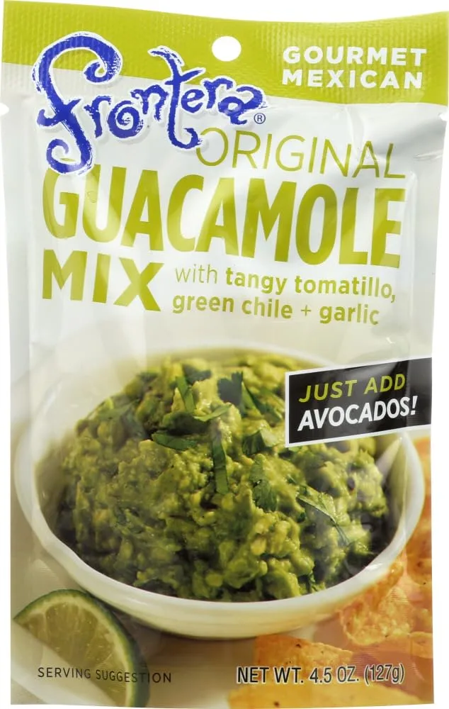 Frontera Foods Inc. Guacamole Mix, Pouch, 4.50-Ounce (Pack of 8) Thank You for Your Trust in Our Services