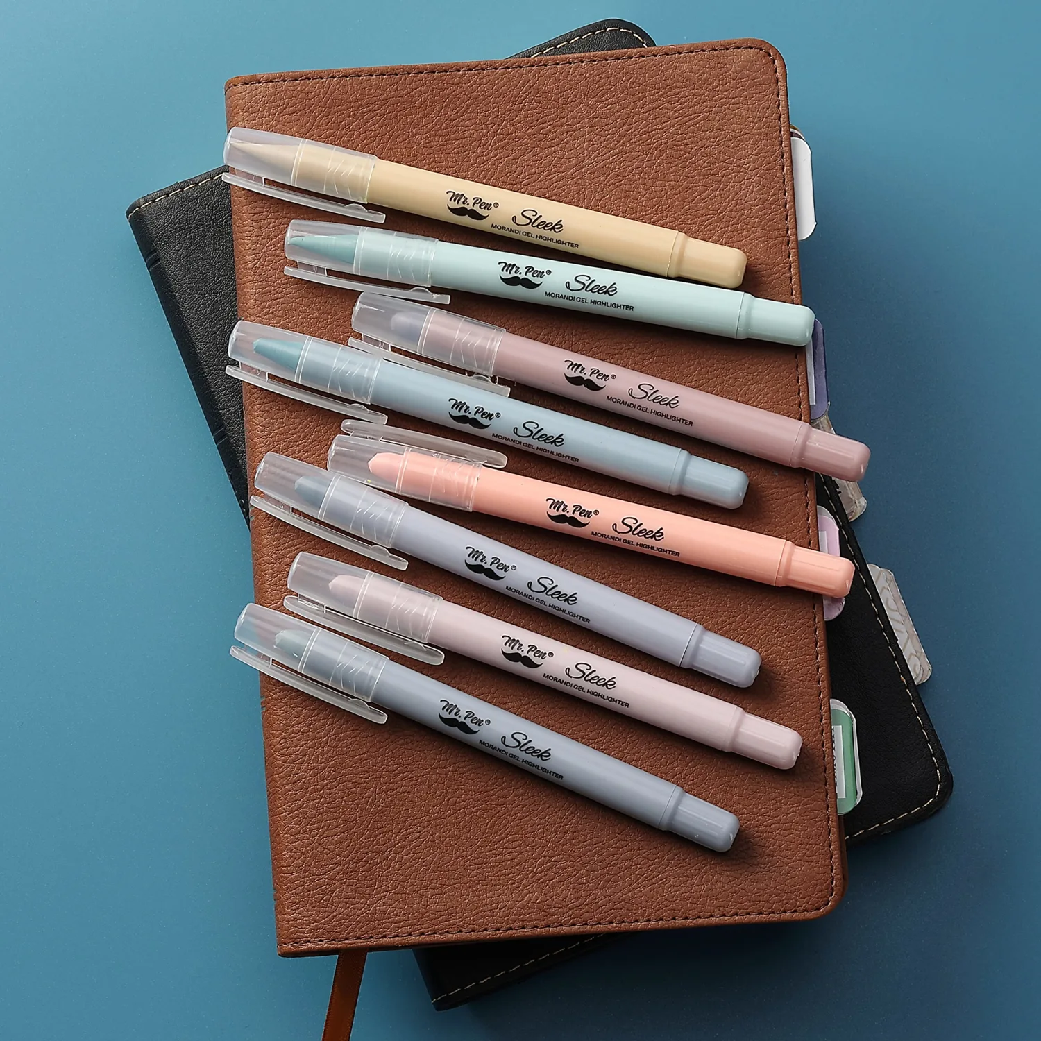 Mr. Pen- Gel Highlighters, 8 Pack, Morandi Colors, No Bleed Bible Markers