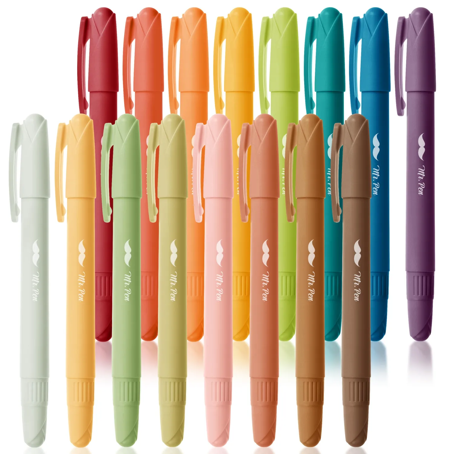 Mr. Pen- Gel Highlighter, 16 Pack, Assorted Colors, Bible Highlighters No Bleed, No Bleed Highlighters, Bible Highlighter, Bible Markers, Gel Highlighters for Bibles, Highlighter