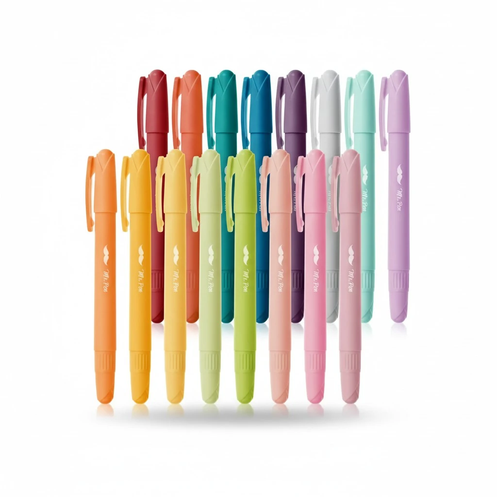 Mr. Pen- Gel Highlighter, 16 Pack Assorted Colors, No Bleed Gel Highlighters for Bibles and Markers