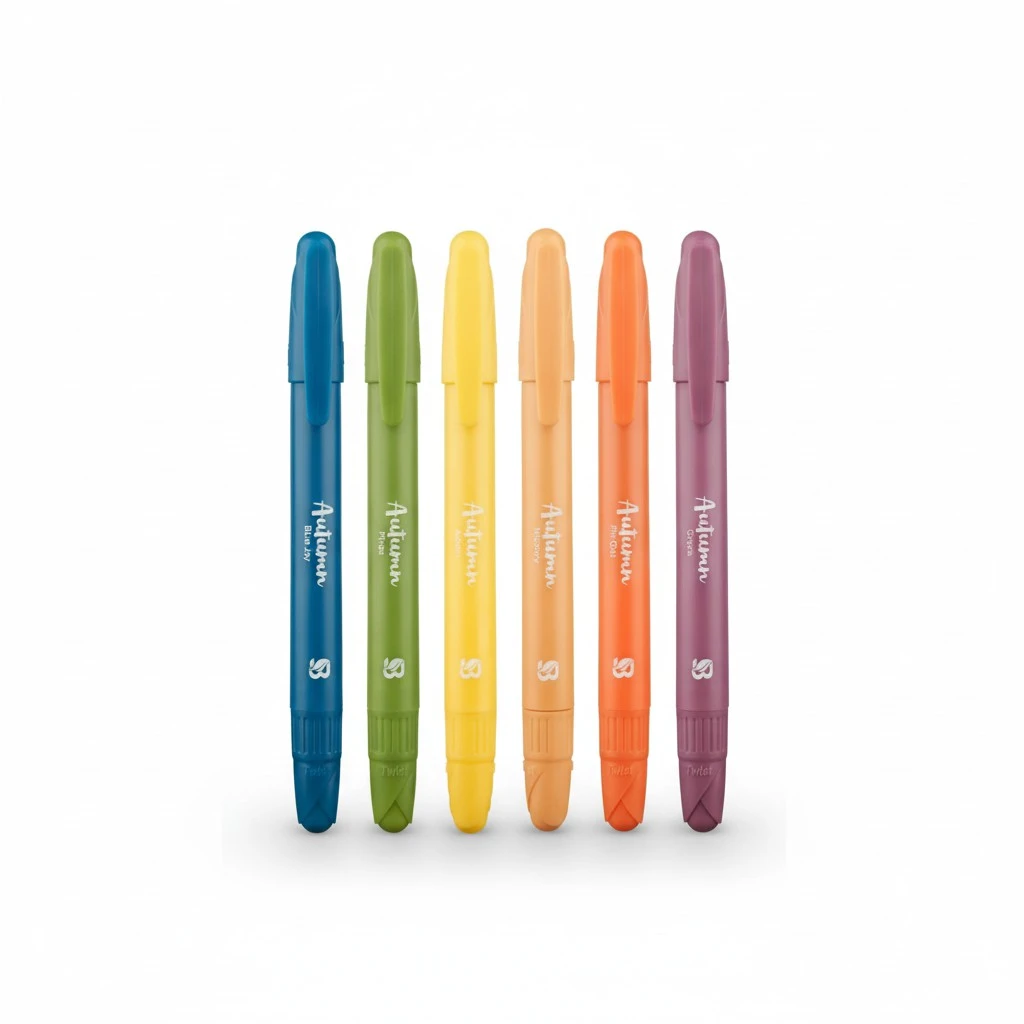 BLIEVE - Gel Highlighters, Bible Highlighters No Bleed, Cute Bible Journaling School Supplies, Assorted Colors, Study Set And Bible Accessories (Autumn, 8)