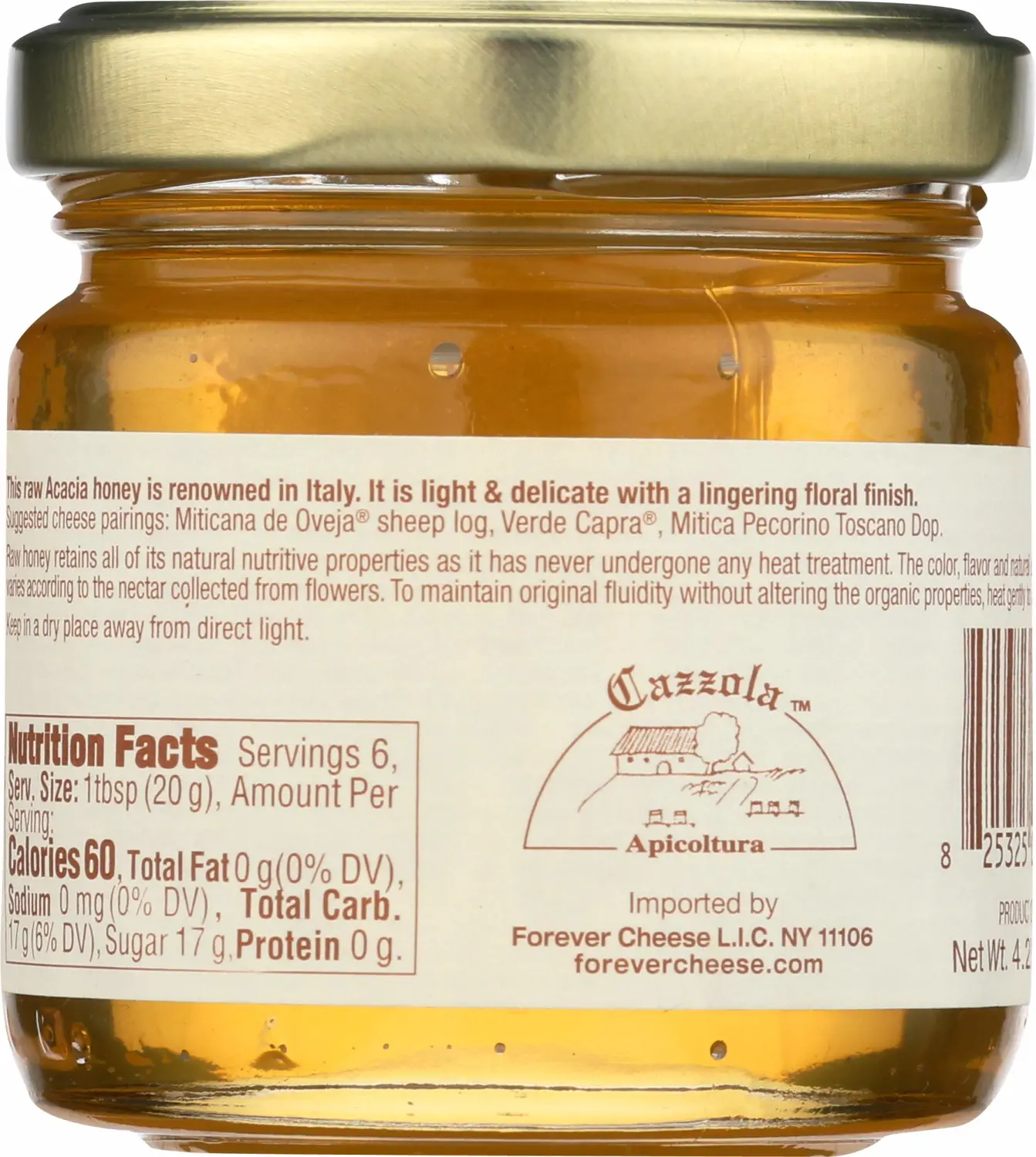 MITICA Acacia Honey, 4.23 OZ