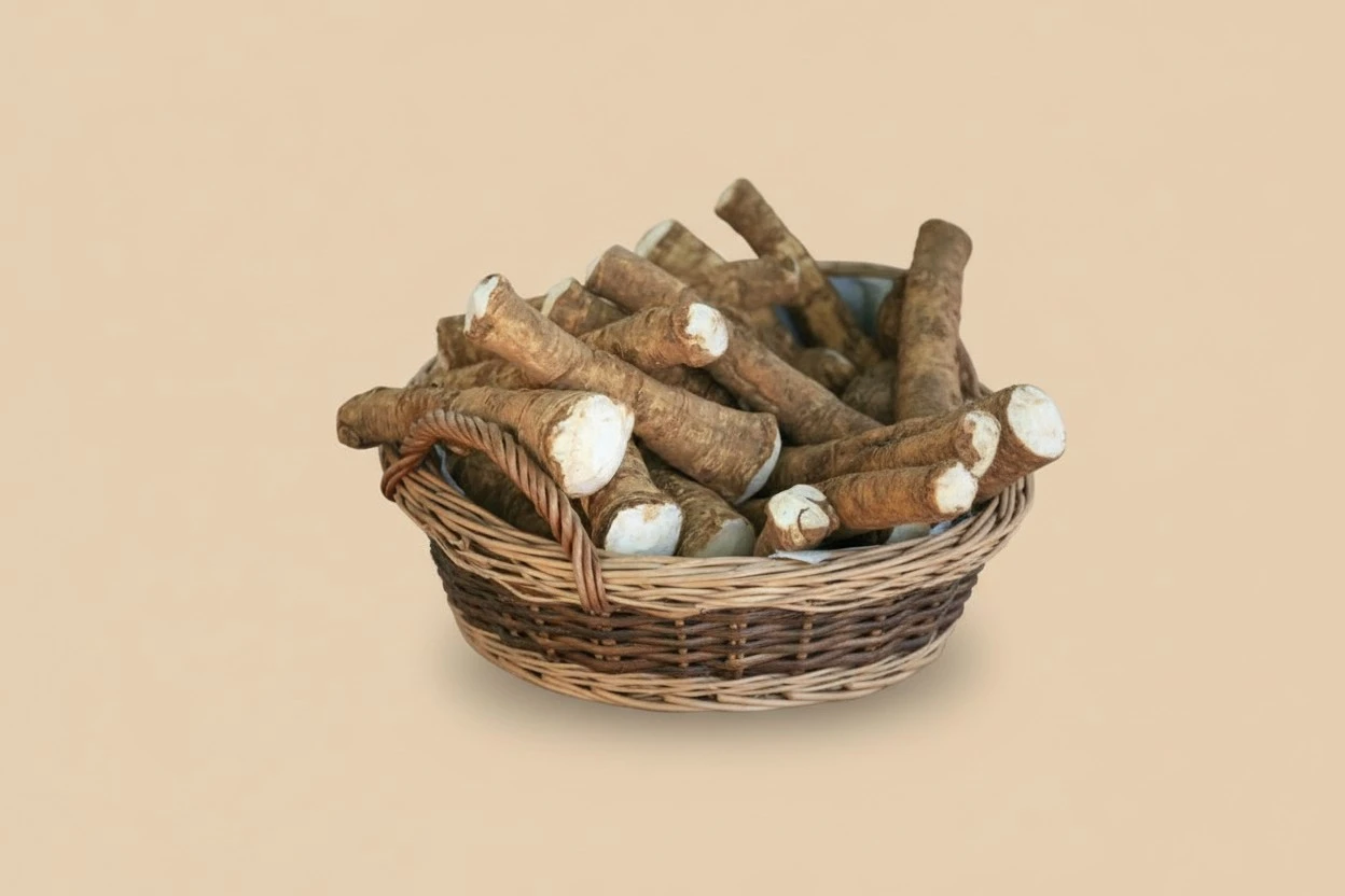 Horseradish Root, 4 ounces (Sold by Weight). Great for Planting, Seasoning or Sauces. A taste delight.