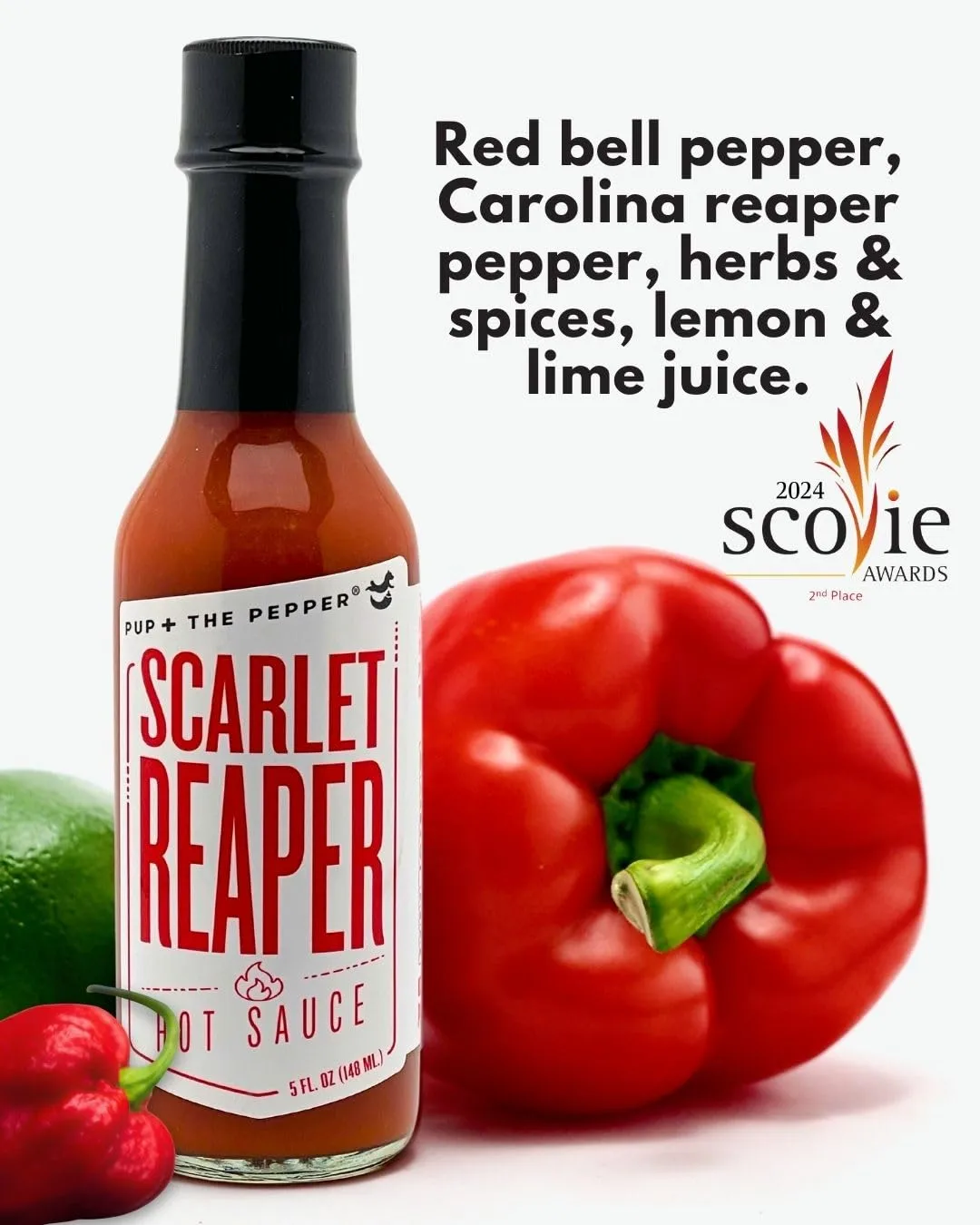 Pup & The Pepper Scarlet Reaper Hot Sauce