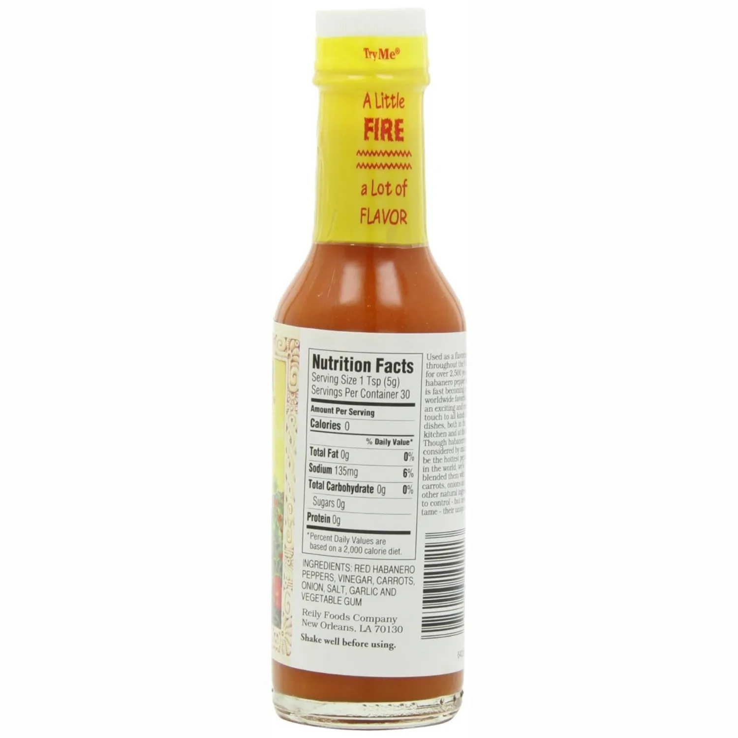 Try Me Yucatan Sunshine Habanero Pepper Sauce, 5oz Bottle (Pack of 2)