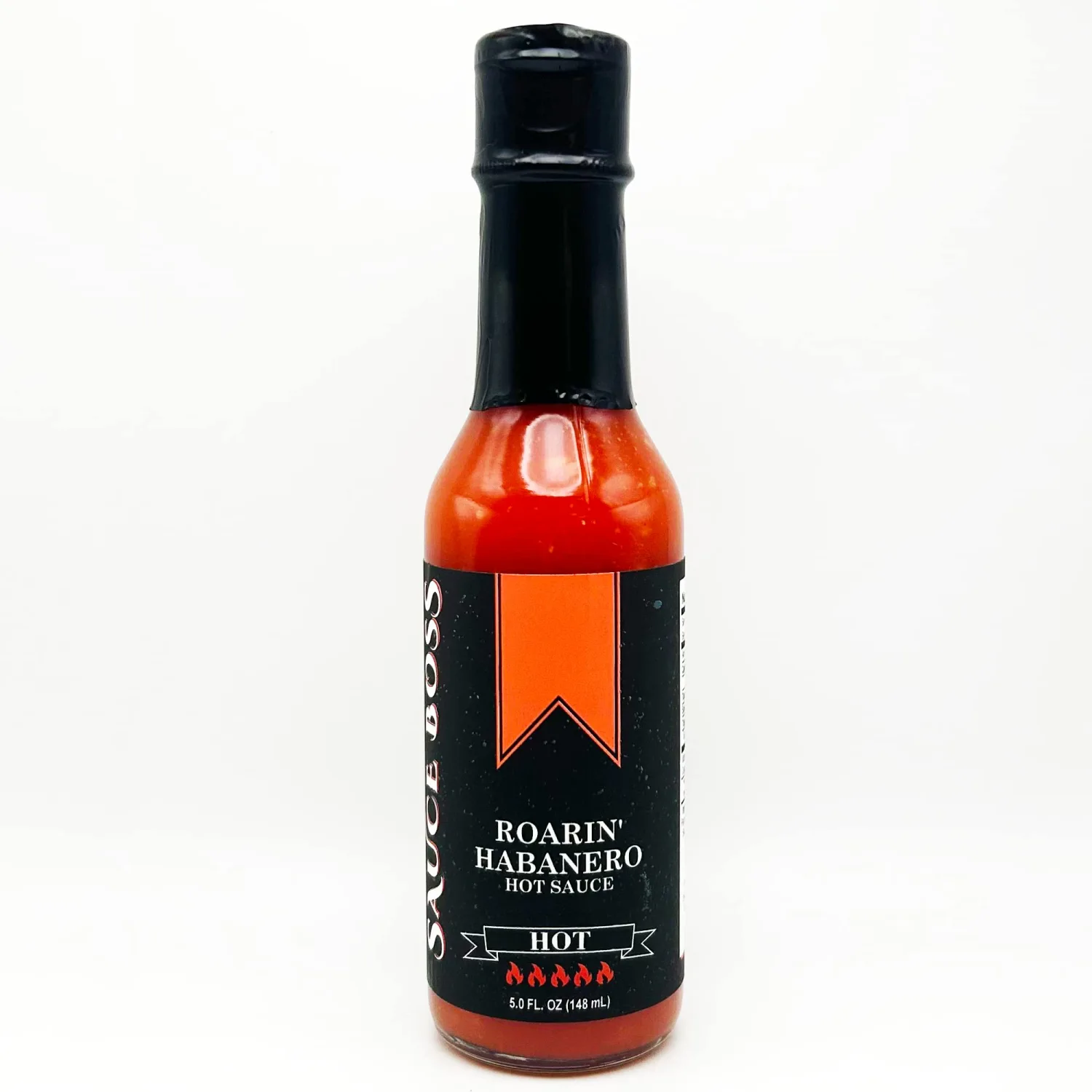 Roarin' Habanero by Sauce Boss - Ignite Your Taste Buds with the Fiery Heat of Our Bold Habanero Sauce!