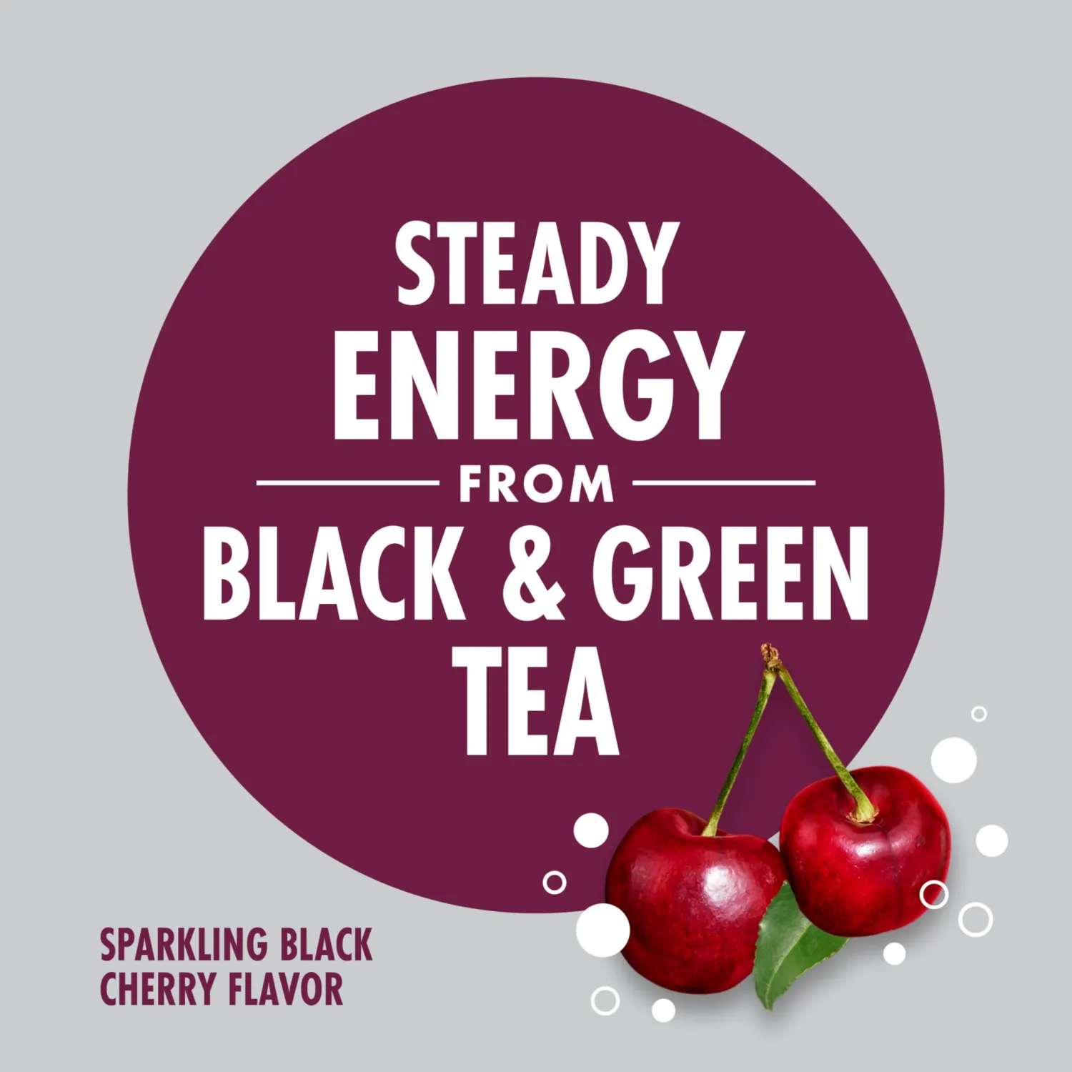 V8 SPARKLING +ENERGY Black Cherry Energy Drink, 11.5 fl oz Can (Pack of 4)