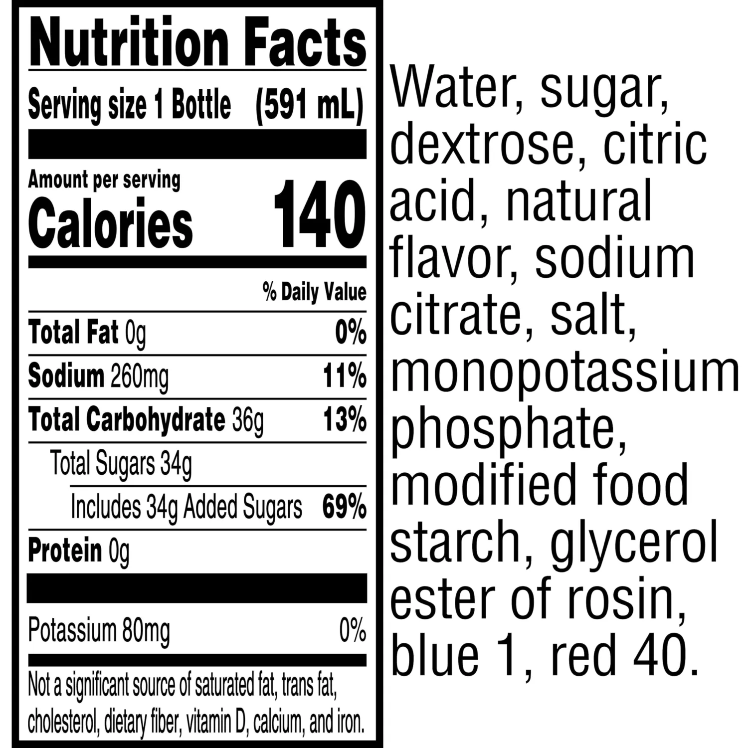Gatorade Thirst Quencher, Fierce Grape, 20 Fl Oz (Pack of 8)
