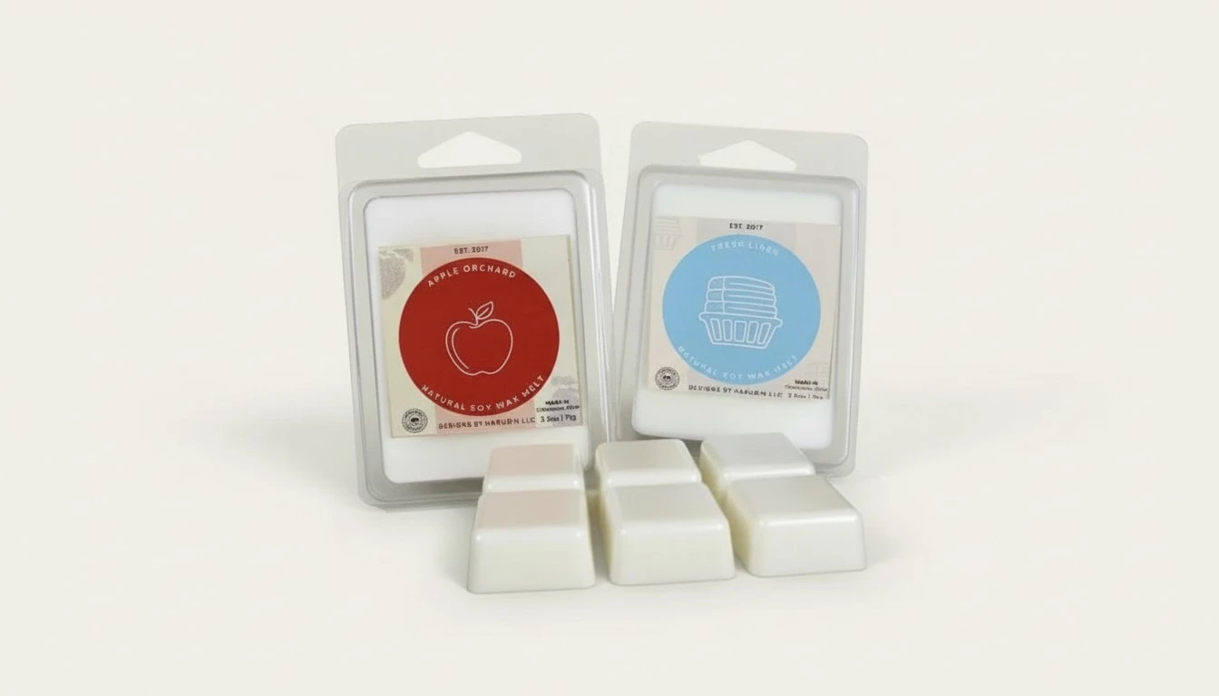 Soy Wax Melts | 2.5oz. Wax Melt | Soy Wax Melt Handmade | Scented Natural Soy Wax Melt | Clamshell Wax Melt (Blossoming Orange)