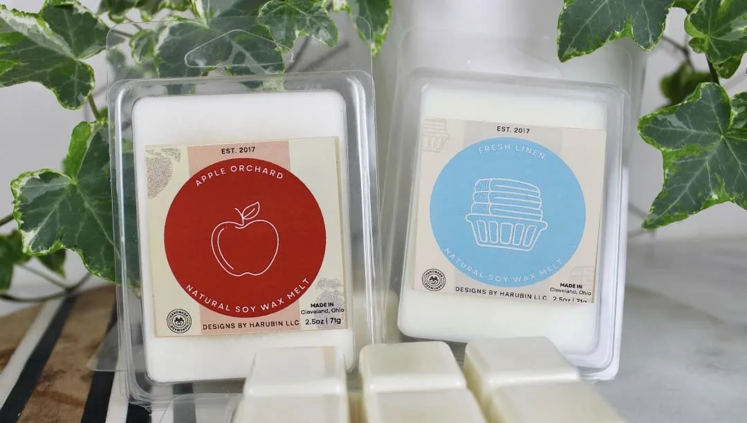 Soy Wax Melts | 2.5oz. Wax Melt | Soy Wax Melt Handmade | Scented Natural Soy Wax Melt | Clamshell Wax Melt (Apple Cranberry Marmalade)