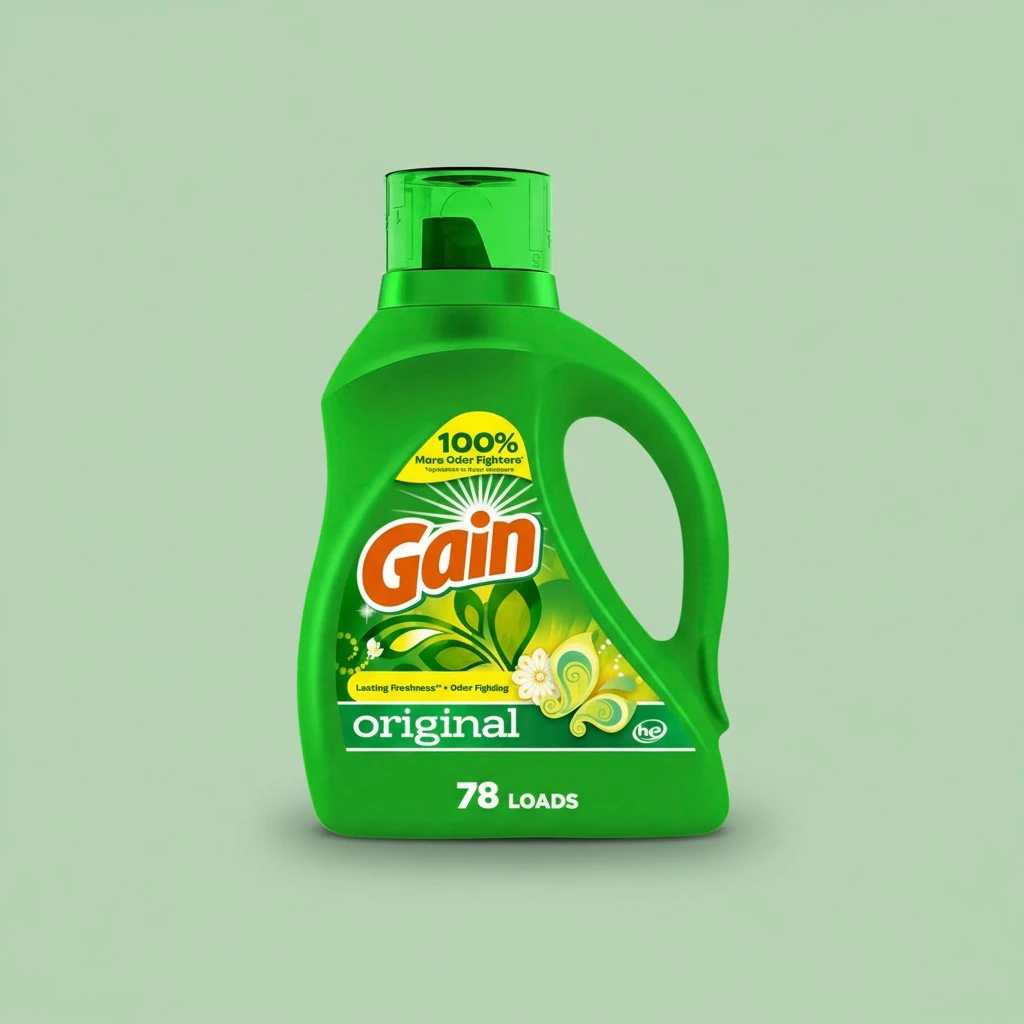 Gain + Aroma Boost Liquid Laundry Detergent, Original Scent, 78 Loads, 113 fl oz, HE Compatible