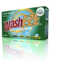 3 in 1 Laundry Detergent Pods, 10 Count, Unscented, Portable, TSA Compliant, Stain Fighter, Fabric Softener, Static Guard